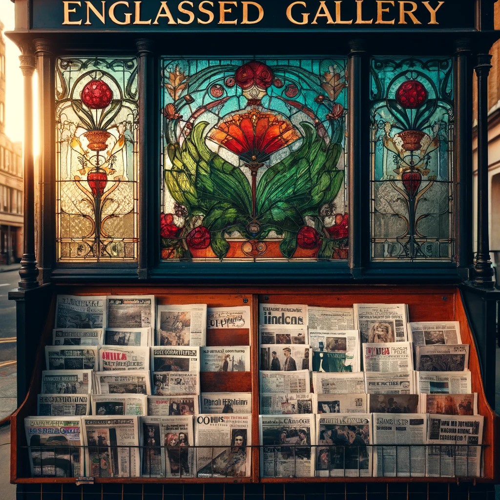 Englassed Gallery: A Steampunk Newsstand