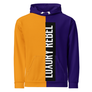 Dare to Stand Out with the Luxury Rebel Hoodie Why blend in when you can boldly stand out? Introducing the Luxury Rebel Color Block Hoodie – where fearless fashion meets unmatched comfort. Designed for the modern trendsetter who isn't afraid to make a statement, this hoodie features a striking fusion of deep purple and vibrant orange, guaranteed to turn heads wherever you go.