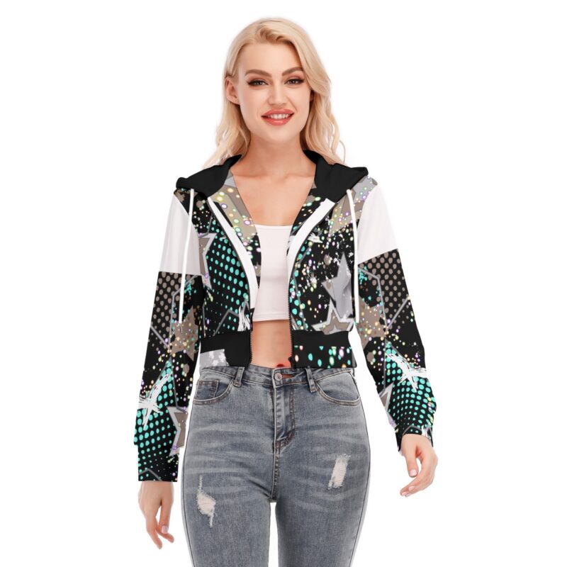 Take your wardrobe to the stars with the Star Fox Cropped Hoodie. Its eye-catching design and flattering cropped cut make it a must-have for fashion-forward trendsetters. Perfect for casual outings, workouts, or lounging, this hoodie combines comfort with bold style.