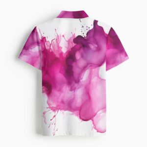 Embrace the chaos with the Pink Abstract Flow Polo Shirt. A vibrant and artistic design, this shirt transforms your everyday wardrobe into a canvas of creativity. Lightweight and versatile, it’s the perfect blend of comfort and standout style.