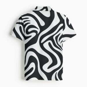 Turn heads with the Twilight Zone Abstract Polo Shirt. Its bold black-and-white design captures the essence of creativity and individuality, making it a must-have for any wardrobe. Lightweight, comfortable, and effortlessly stylish, this polo is perfect for any occasion.