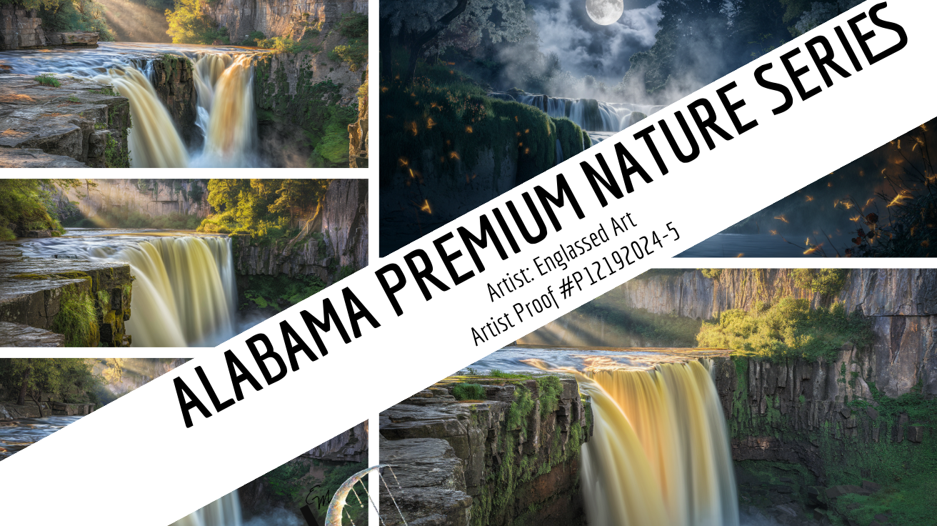 Alabama Premium Nature Series – Updated Batch 4: Noccalula Falls Splendor