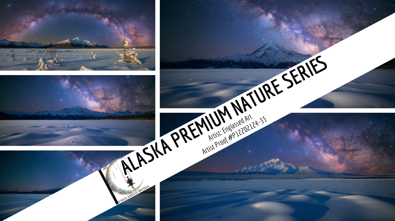 “Alaska’s Nocturnal Splendor: A Celestial Symphony of Light and Snow”