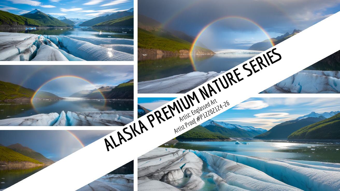 Alaska Premium Nature Series: Rainbows Over Aialik Bay