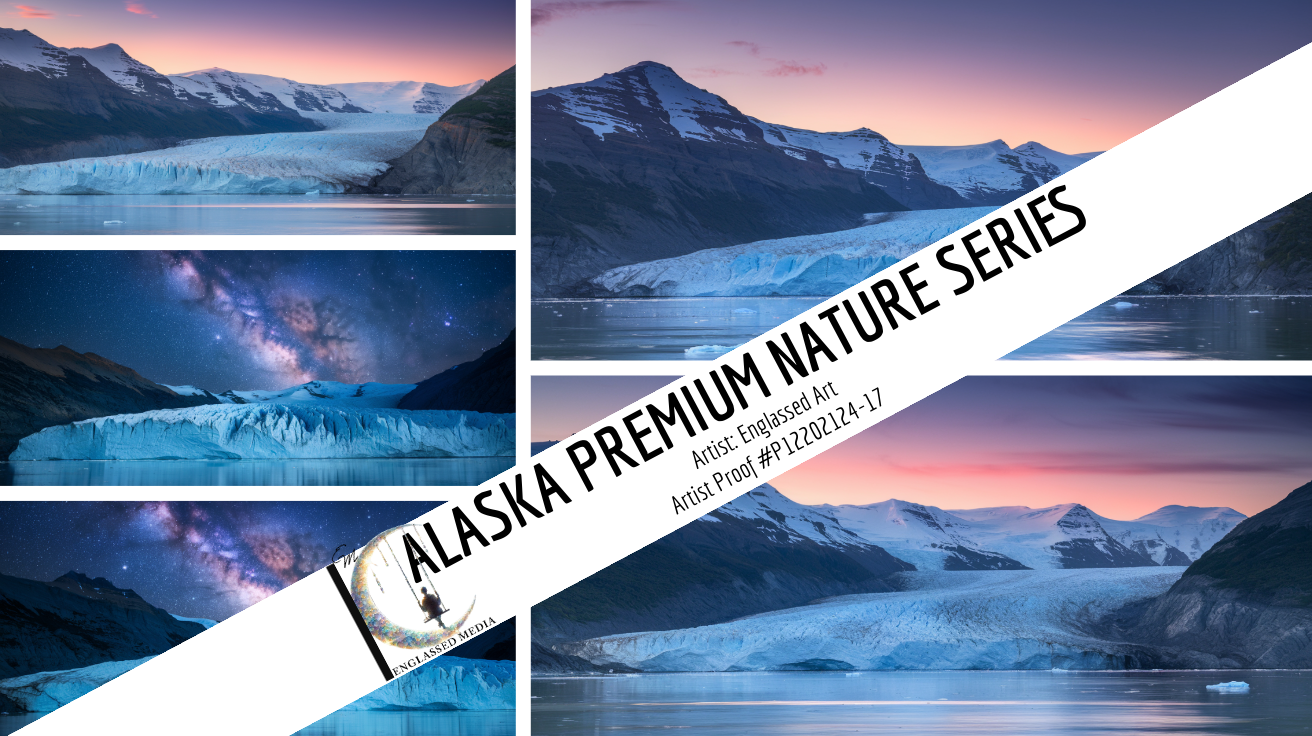 Alaska Premium Nature Series: Twilight Beauty of Margerie Glacier