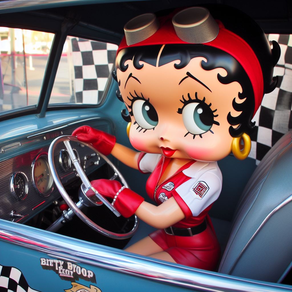Take a ride with Betty Boop in the Betty Boop Racer Martin Boots. Featuring a high-quality racer-themed graphic and a durable lace-up design, these boots offer a bold twist to everyday footwear.