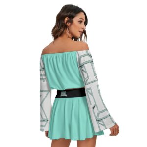 Effortlessly stylish and unapologetically bold, the Minted Rebellion Off-Shoulder Two-Piece Set is your go-to outfit for standing out in any crowd. Featuring a chic off-shoulder crop top with statement sleeves and a matching mint skirt, this set is a perfect balance of comfort and edge.