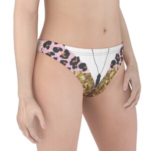 Feel fierce and fabulous in the Golden Leopard Thong Underwear. Featuring a chic mix of animal print and shimmering golden tones, this thong offers a bold yet sophisticated look. Designed with a seamless fit and breathable fabric, it’s ideal for those who want both comfort and impact.