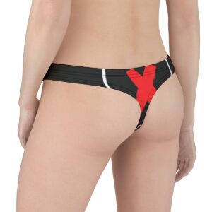 For the rule-breakers and trailblazers, the Don’t Apply Thong Underwear is a must-have. With its bold red "X" design and edgy black backdrop, this thong offers more than just comfort—it delivers a fearless attitude. Ideal for anyone who loves standing out from the crowd.