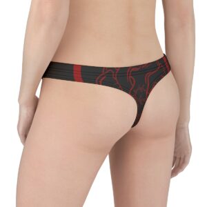 Stay bold and protected with the Shield Graphic Thong Underwear. Featuring striking "SHIELD" lettering in bold white against a sleek black and red background, this thong combines a sense of strength with contemporary style. Designed for all-day comfort with a seamless fit, it’s the perfect piece for those who want to make a statement while staying effortlessly stylish.