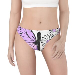 Elevate your lingerie game with the Butterfly Bliss Thong Underwear. With its whimsical butterfly and floral design, this thong offers a blend of charm and practicality. Lightweight, breathable, and perfect for staying confident in any outfit.