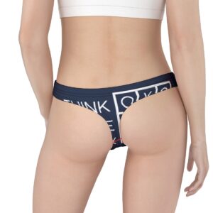 Challenge the ordinary with the Think Outside the Box Thong Underwear. Designed for bold thinkers, this thong combines a motivational design with everyday practicality. Lightweight, stylish, and uniquely empowering, it's a standout addition to your lingerie collection.