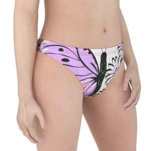 Elevate your lingerie game with the Butterfly Bliss Thong Underwear. With its whimsical butterfly and floral design, this thong offers a blend of charm and practicality. Lightweight, breathable, and perfect for staying confident in any outfit.