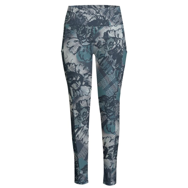 Channel your inner fashionista with the dramatic charm of the Floral Noir Leggings. The intricate floral details and moody tones create a unique blend of edgy and chic, making these leggings a statement piece for any occasion. Ideal for the gym, errands, or a night out, they combine functionality with effortless style.
