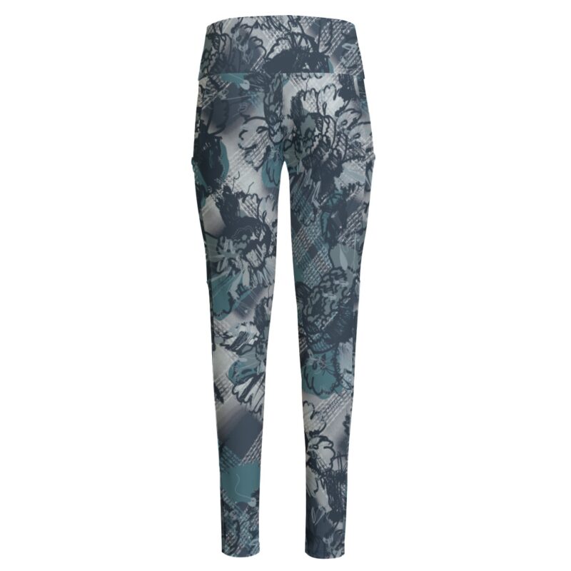 Channel your inner fashionista with the dramatic charm of the Floral Noir Leggings. The intricate floral details and moody tones create a unique blend of edgy and chic, making these leggings a statement piece for any occasion. Ideal for the gym, errands, or a night out, they combine functionality with effortless style.