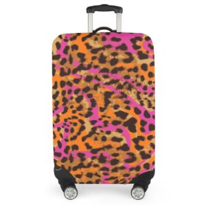 Elevate your travel game with the Pussycat Leopard Print Luggage Cover. Designed to safeguard your luggage while turning heads, this cover boasts a wild leopard print in striking pink and orange hues. Lightweight, durable, and easy to fit, it's the perfect travel companion for those who love to stand out.