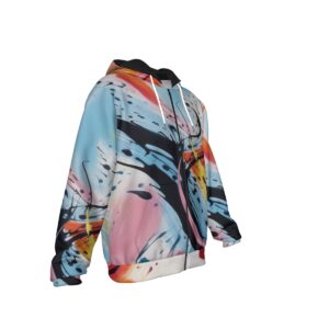 Step into the art world with the Swirling Spectrum Heavy Fleece Hoodie. Showcasing fluid, colorful brushstrokes that exude creativity and vibrancy, this hoodie is a wearable piece of modern art. The heavy fleece fabric ensures maximum warmth and comfort, making it the perfect choice for cold-weather outings or relaxing in style