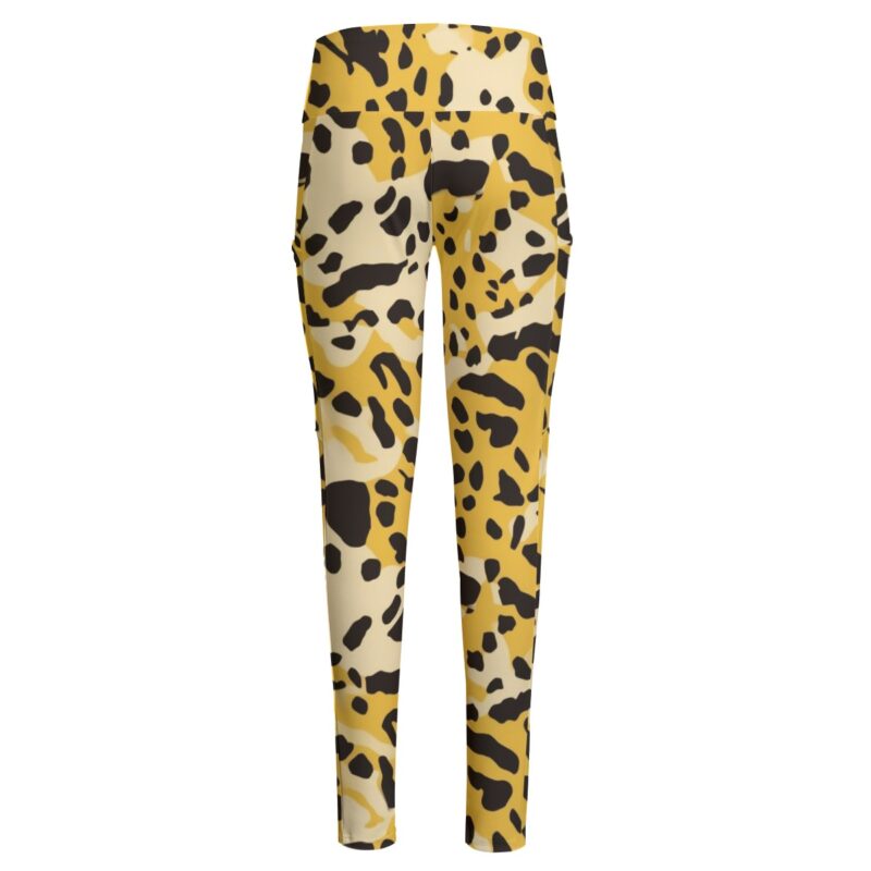Step into the spotlight with the bold and vibrant Golden Cheetah Luxe Leggings. Designed for trendsetters who love to make a statement, these leggings bring fierce style and all-day comfort together effortlessly.