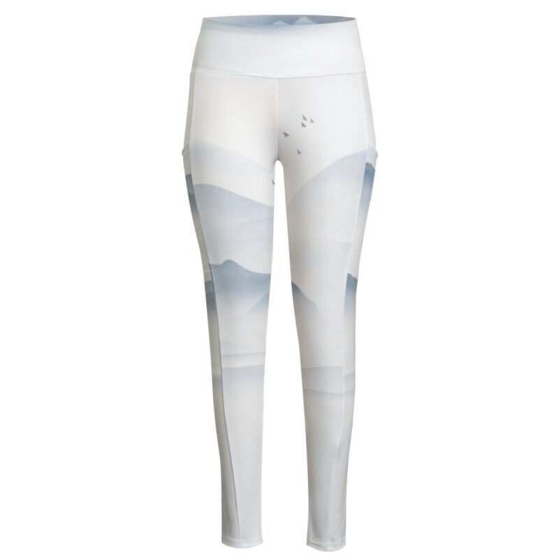 Explore your serene side with the Misty Horizon Leggings. With a subtle, misty landscape design and breathable material, these leggings are your go-to for yoga, lounging, or light exercise. Effortless style meets all-day comfort.