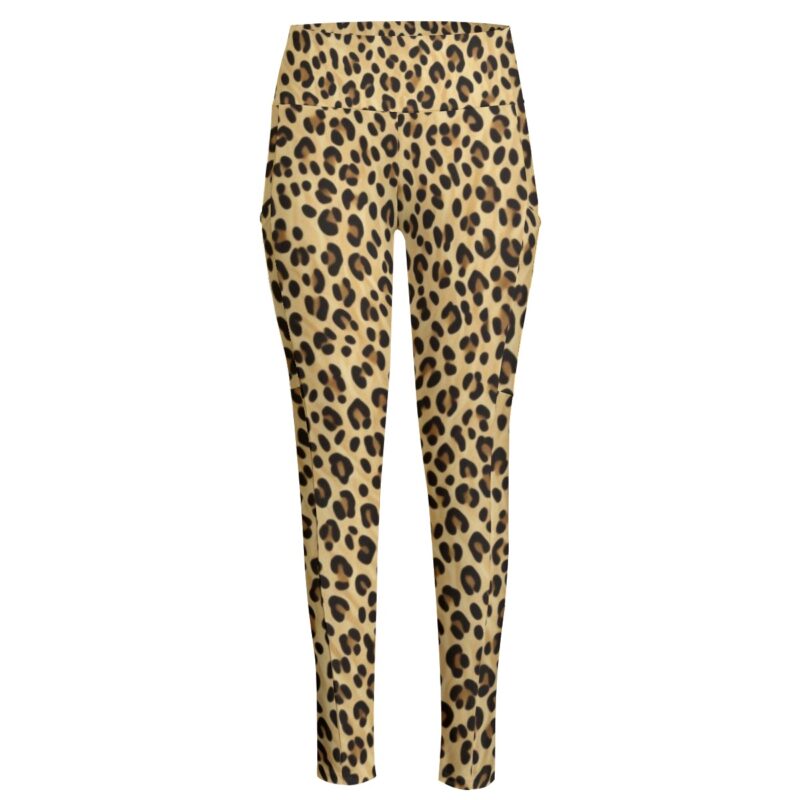 Unleash your inner wildcat with the Wild Leopard Print Leggings. Designed for both fashion and function, these leggings deliver a snug fit and bold style, whether you’re hitting the gym or turning heads on the street.