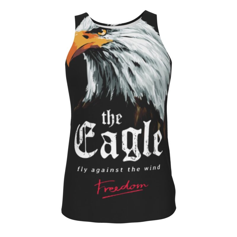 Fly high with the Eagle Freedom Tank Top, designed for those who embrace boldness and individuality. Featuring a majestic eagle and motivational text, this tank is a must-have for adventurers and freedom seekers alike.