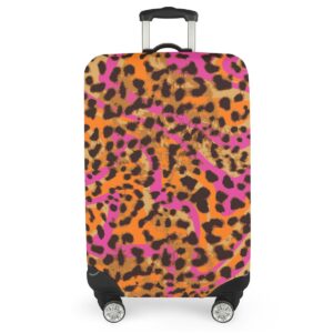 Elevate your travel game with the Pussycat Leopard Print Luggage Cover. Designed to safeguard your luggage while turning heads, this cover boasts a wild leopard print in striking pink and orange hues. Lightweight, durable, and easy to fit, it's the perfect travel companion for those who love to stand out.