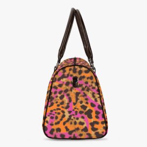 Travel in style with the Pussycat Leopard Print Duffel Bag, featuring vibrant animal prints and practical design. Spacious, sturdy, and stylish, it’s ideal for both quick trips and everyday use.