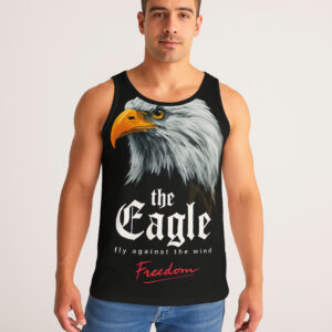 Fly high with the Eagle Freedom Tank Top, designed for those who embrace boldness and individuality. Featuring a majestic eagle and motivational text, this tank is a must-have for adventurers and freedom seekers alike.