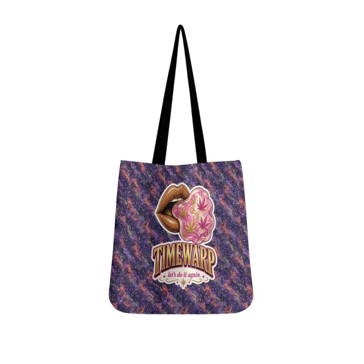 Timewarp Canvas Tote Purple - MOOD:ME For your every mood